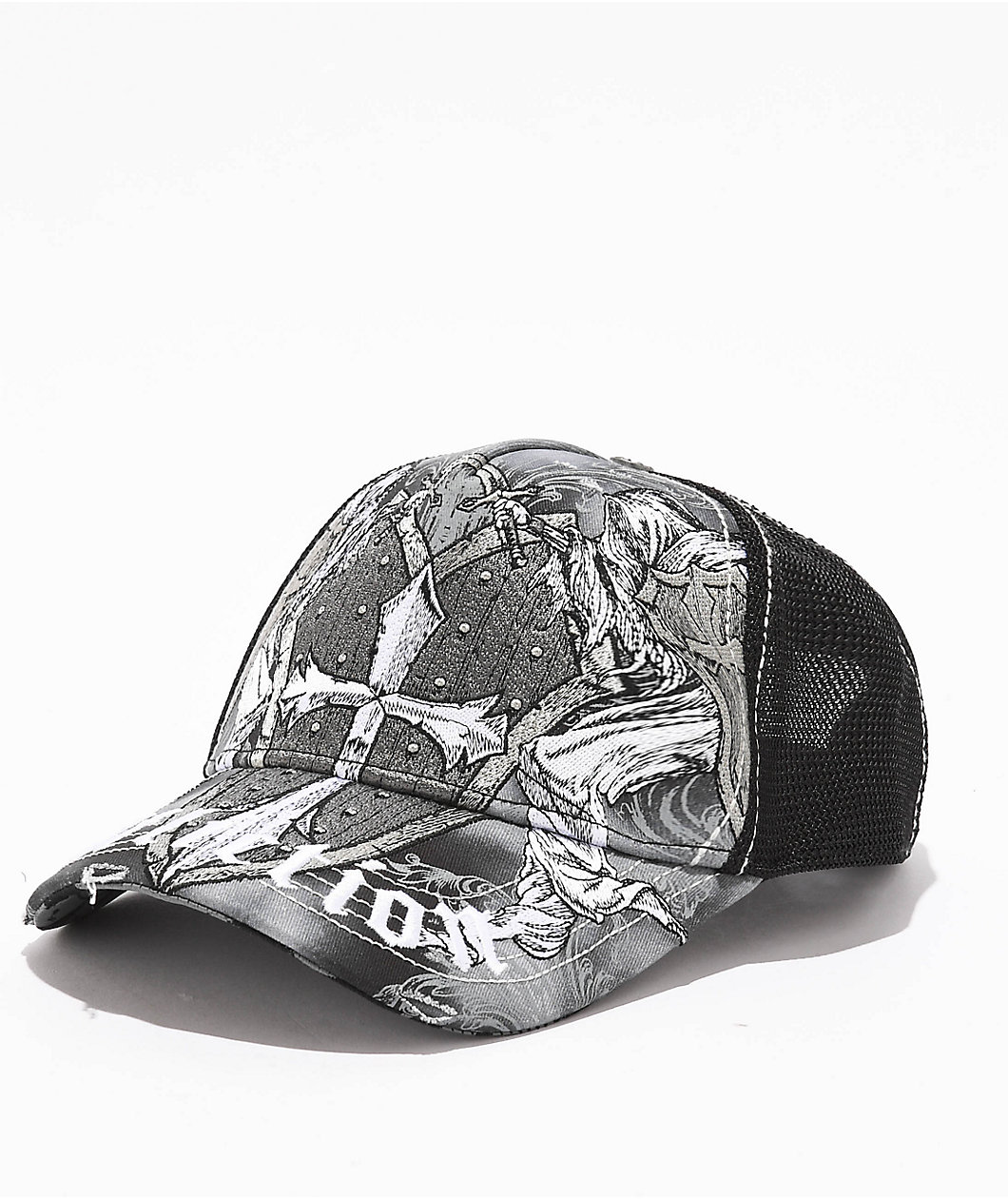 Affliction Lanchester Black Trucker Hat