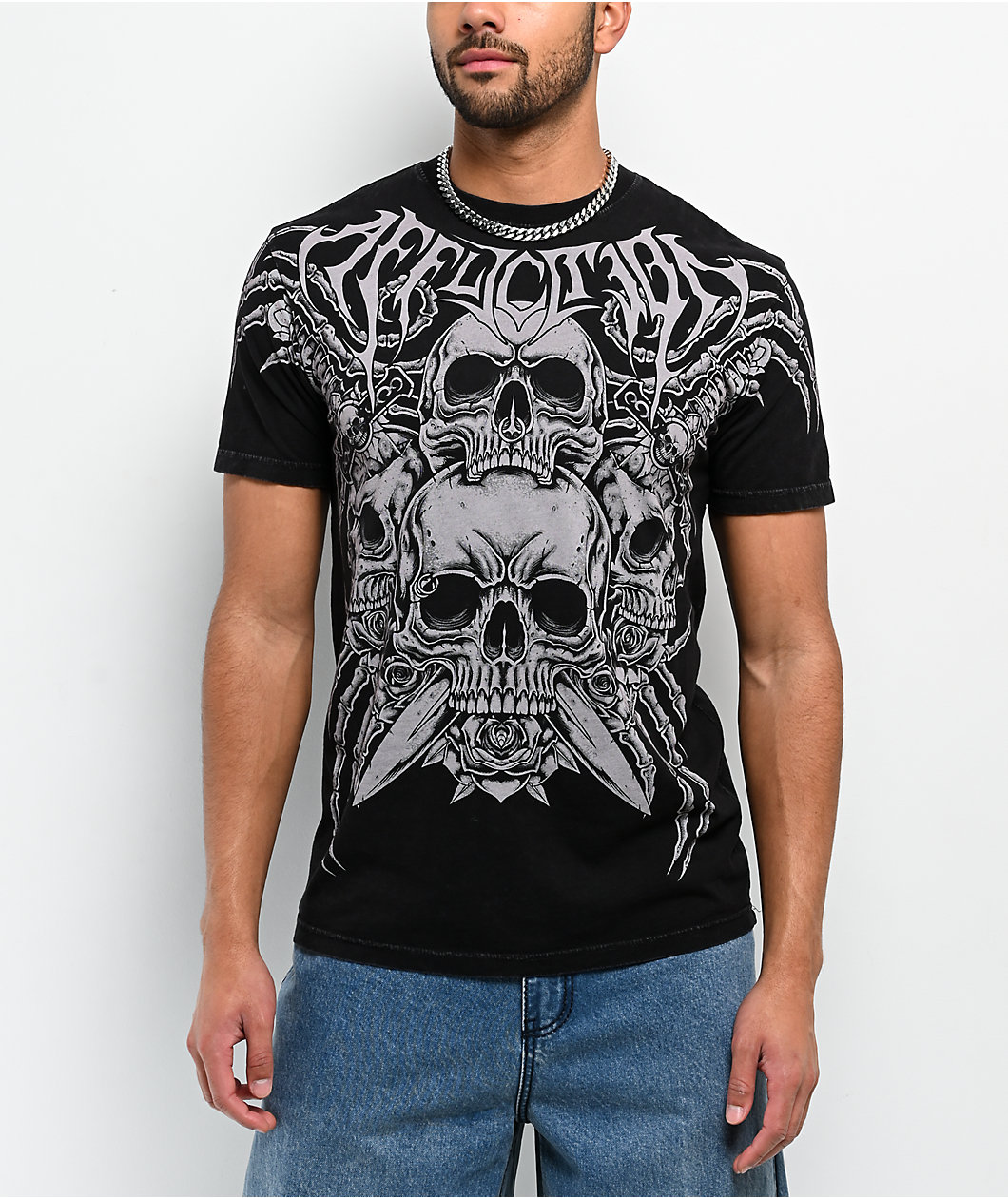 Affliction Legion Asunder Black Wash T-Shirt