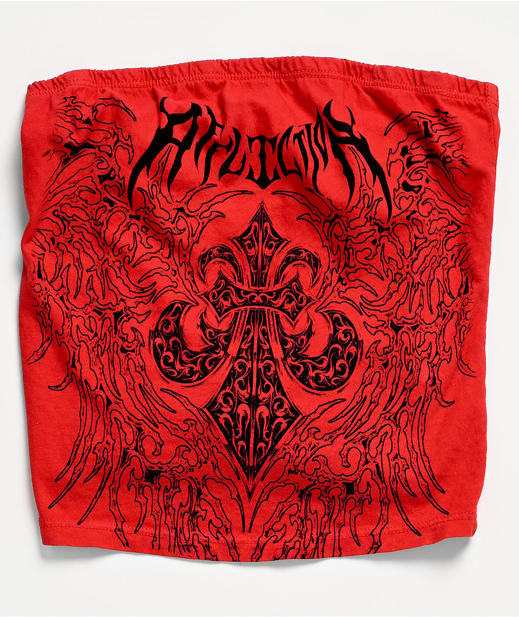 Affliction Liquid Signify Red Tube Top