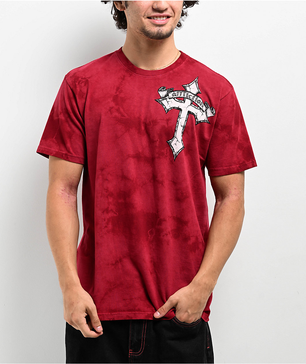 Affliction Live Fast Red T-Shirt