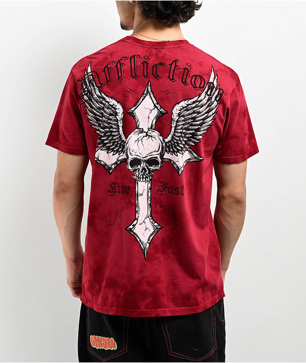 Affliction Live Fast Red T-Shirt