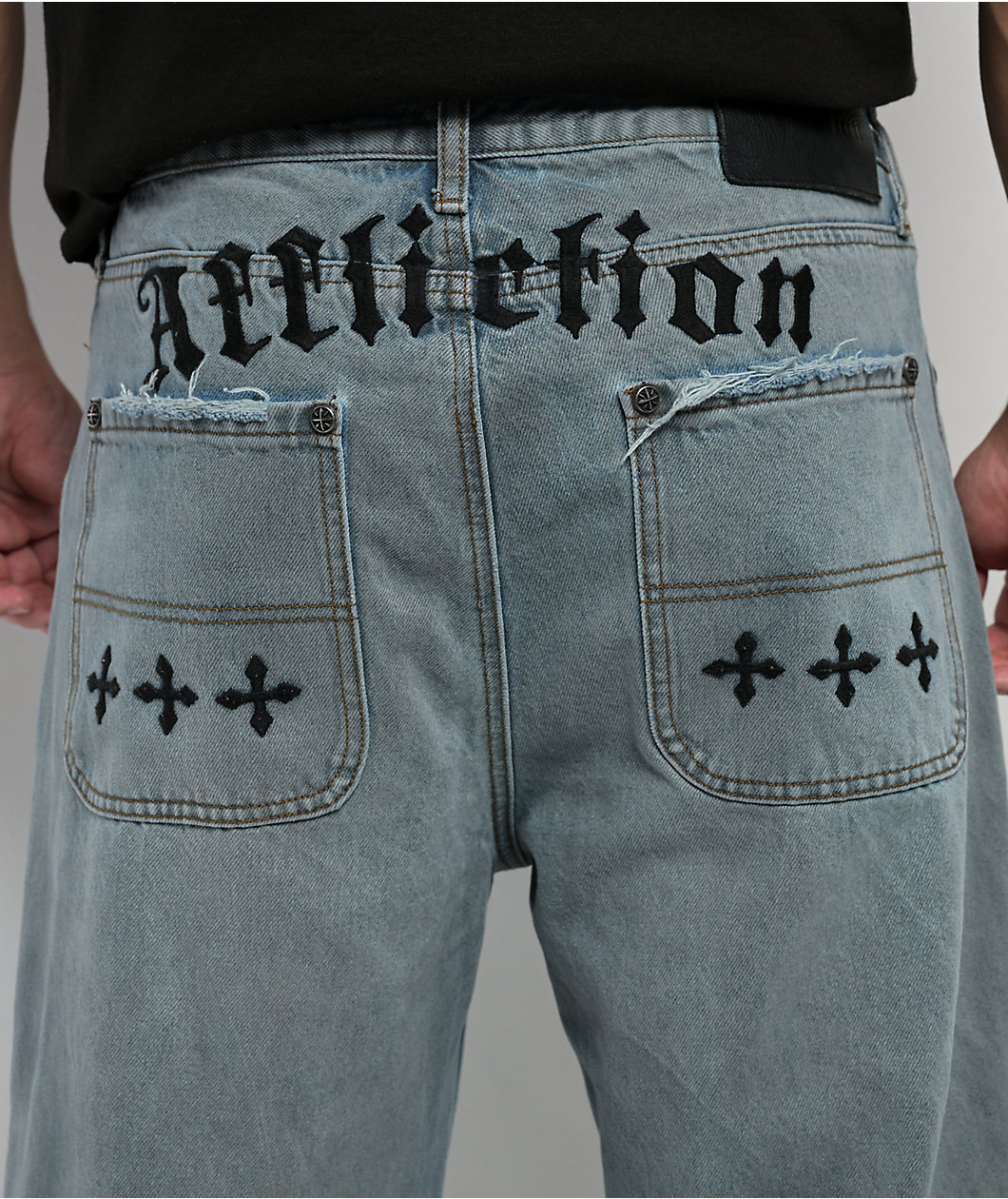 Affliction Mechanic Dark Wash Jeans