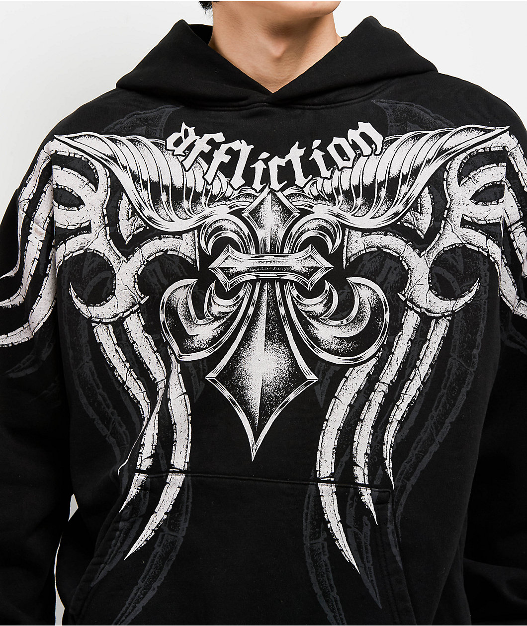 Affliction Mercenary Black Hoodie