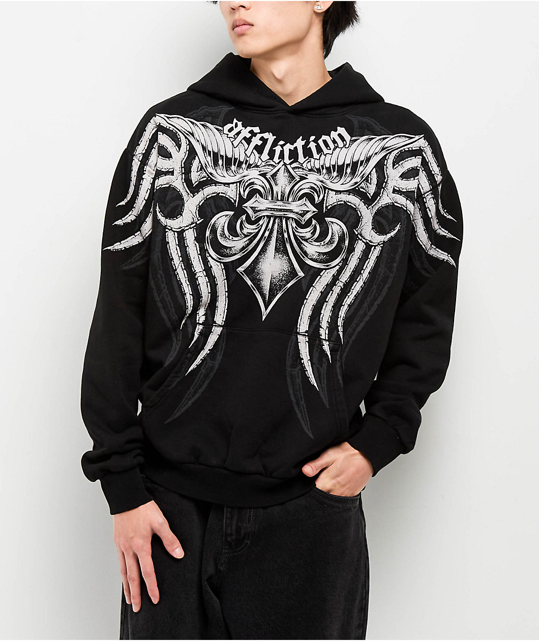Affliction Mercenary Black Hoodie