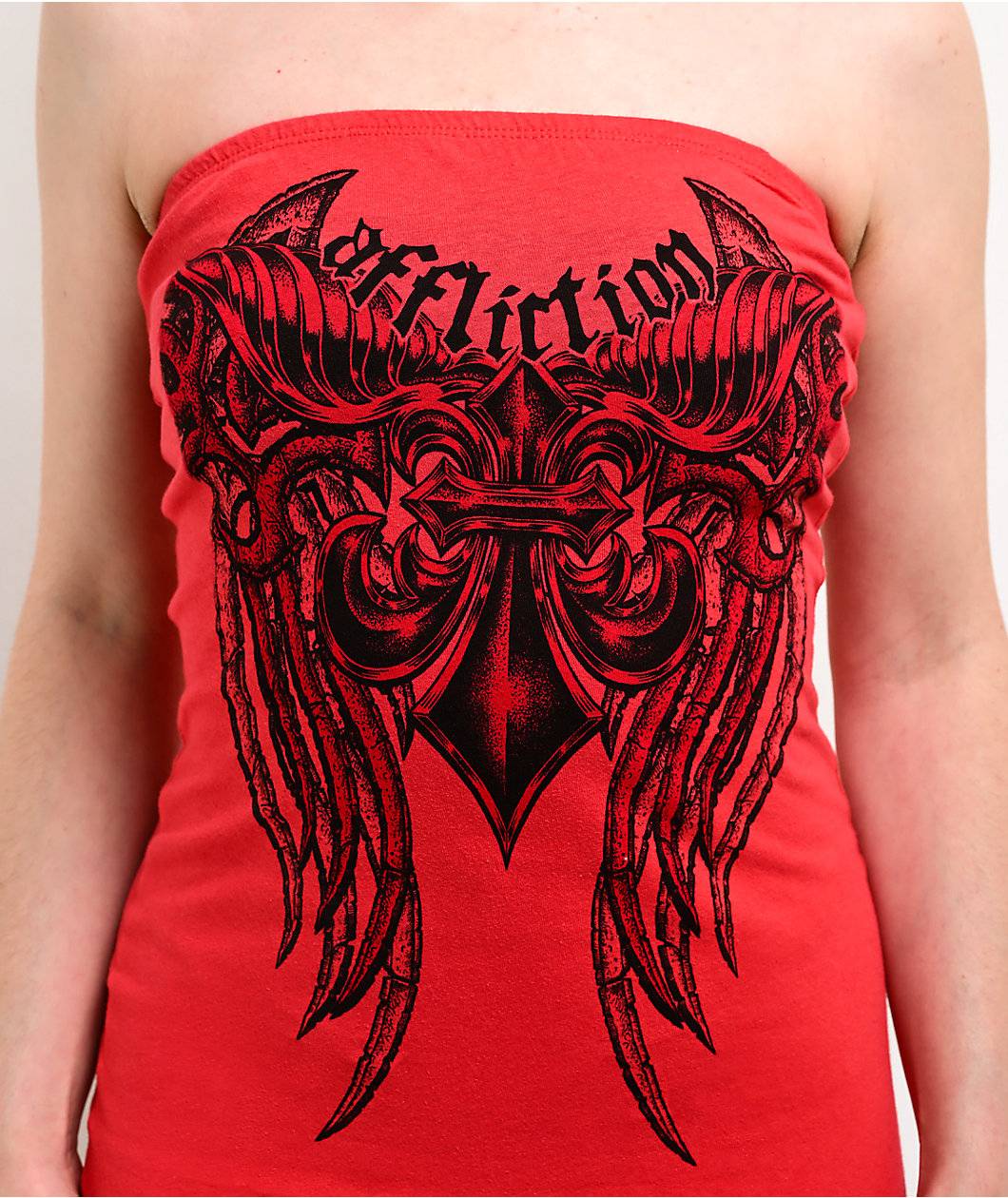 Affliction Mercenary Red Tube Dress