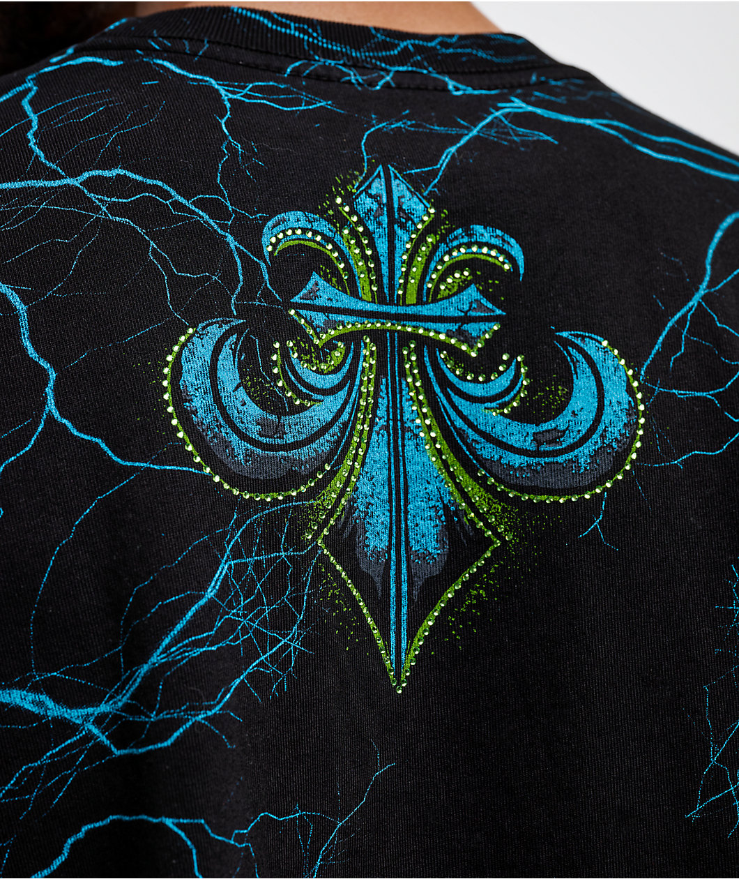 Affliction Midnight Curse Black Boxy T-Shirt