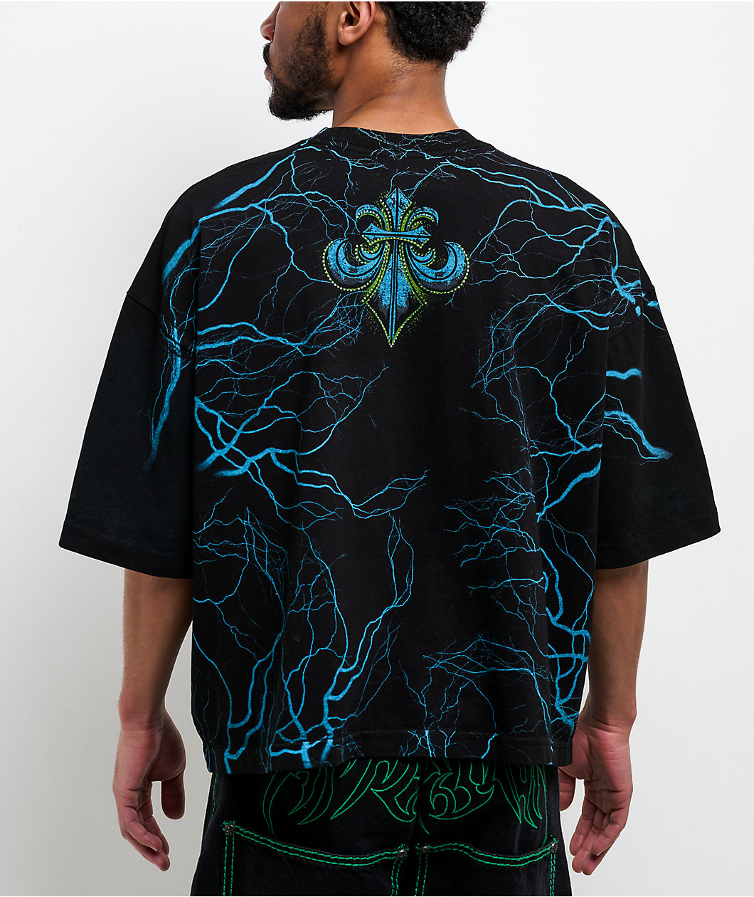 Affliction Midnight Curse Black Boxy T-Shirt