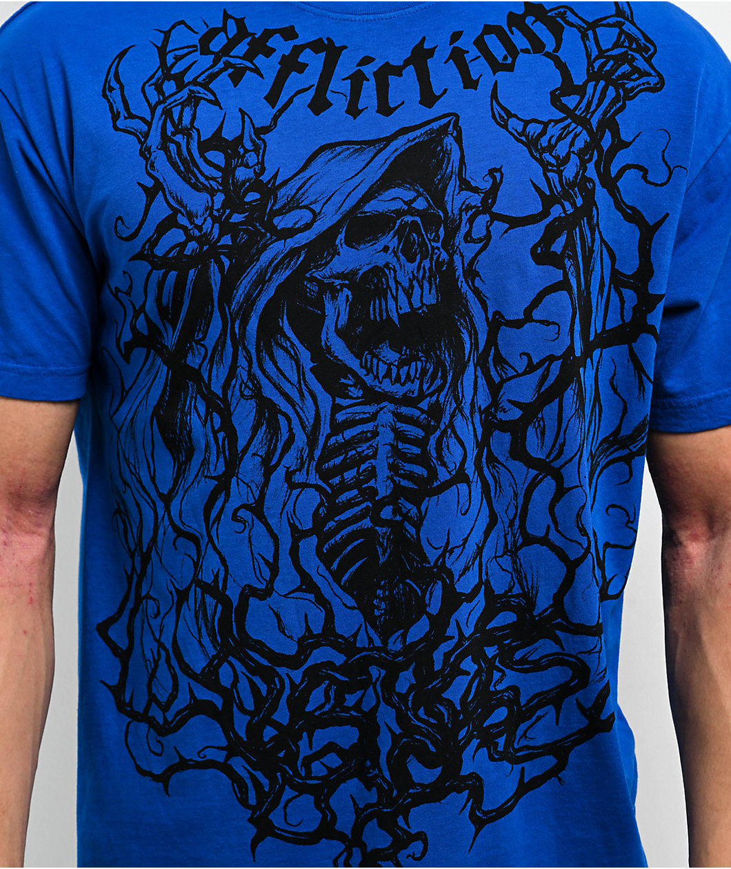 Affliction Misfits Sorrow Blue T-Shirt