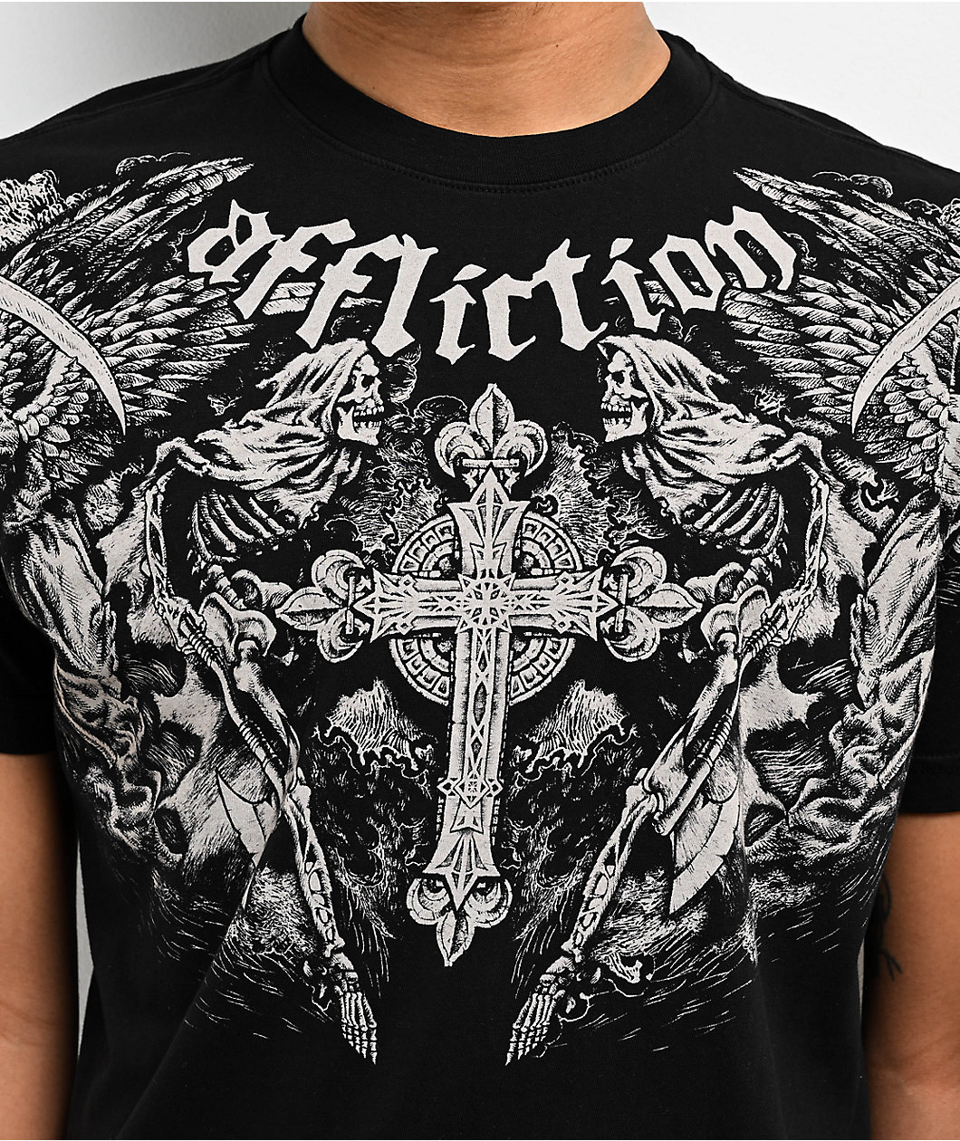 Affliction Mortal Veil Black T-Shirt