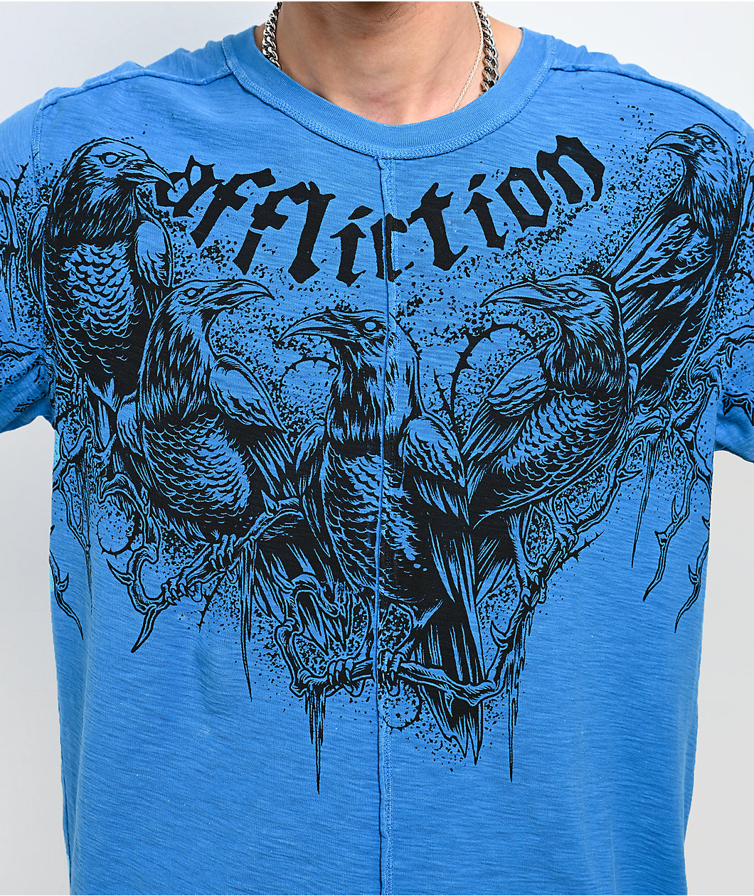 Affliction Mystery Blue T-Shirt