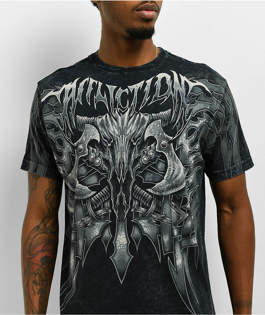 Affliction Nordic Frost Black T-Shirt