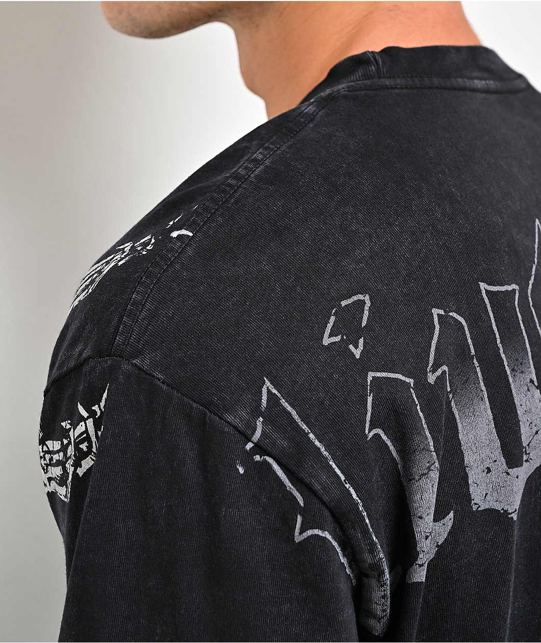 Affliction Obsidian Black Long Sleeve T-Shirt