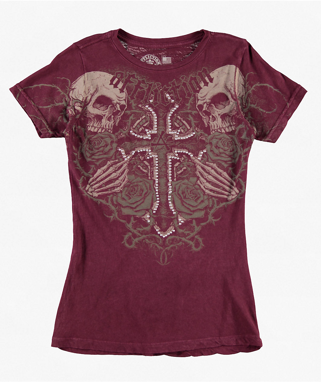 Affliction Poison Epilogue Red T-Shirt