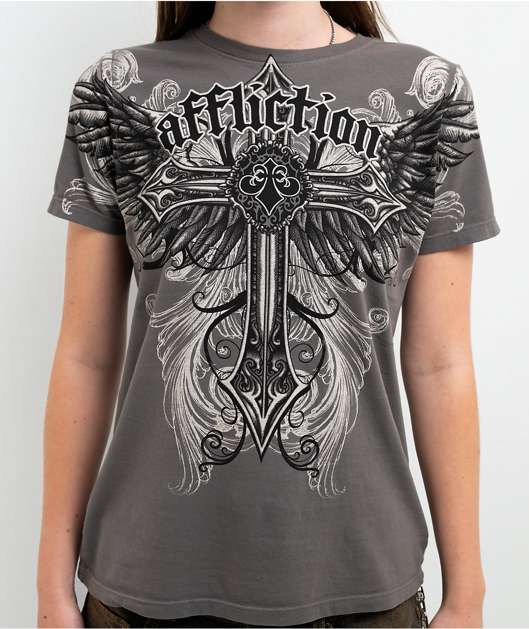 Affliction Promised Grey T-Shirt