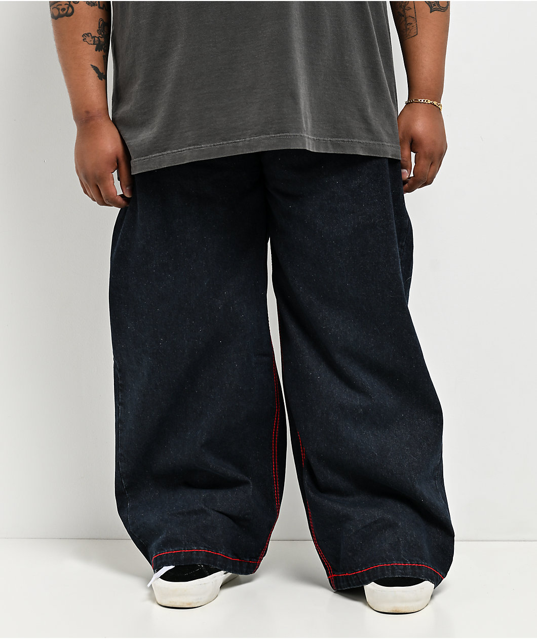 Affliction Reapers Web Dark Wash Ultra Wide Jeans