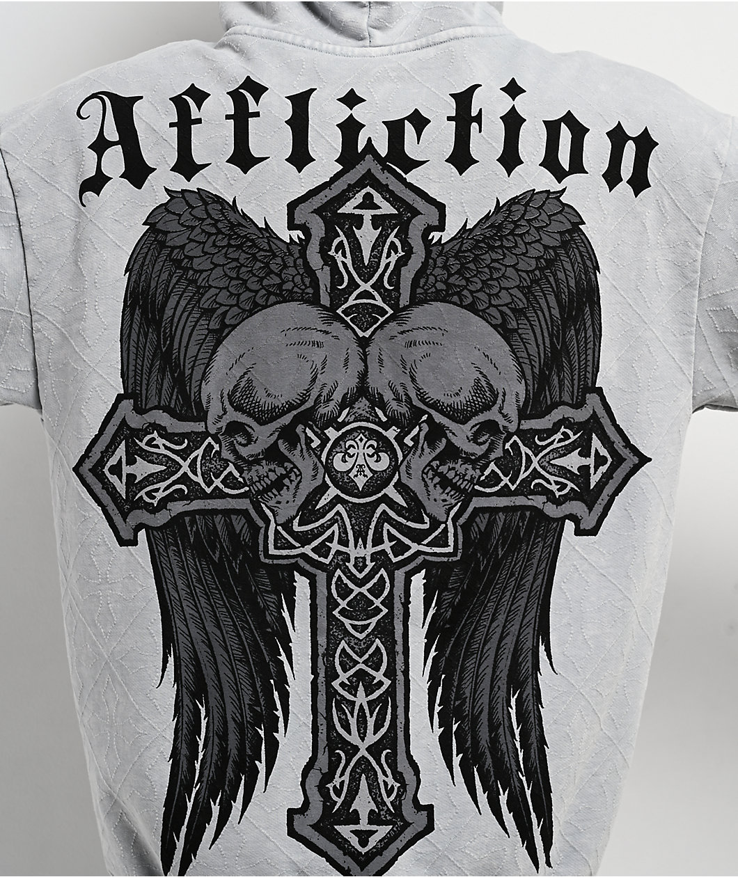 Affliction Seeker Grey Zip Hoodie