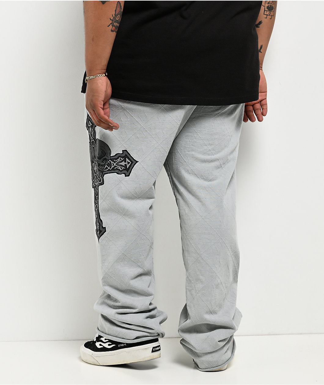 Affliction Seeker Silver Sweatpants