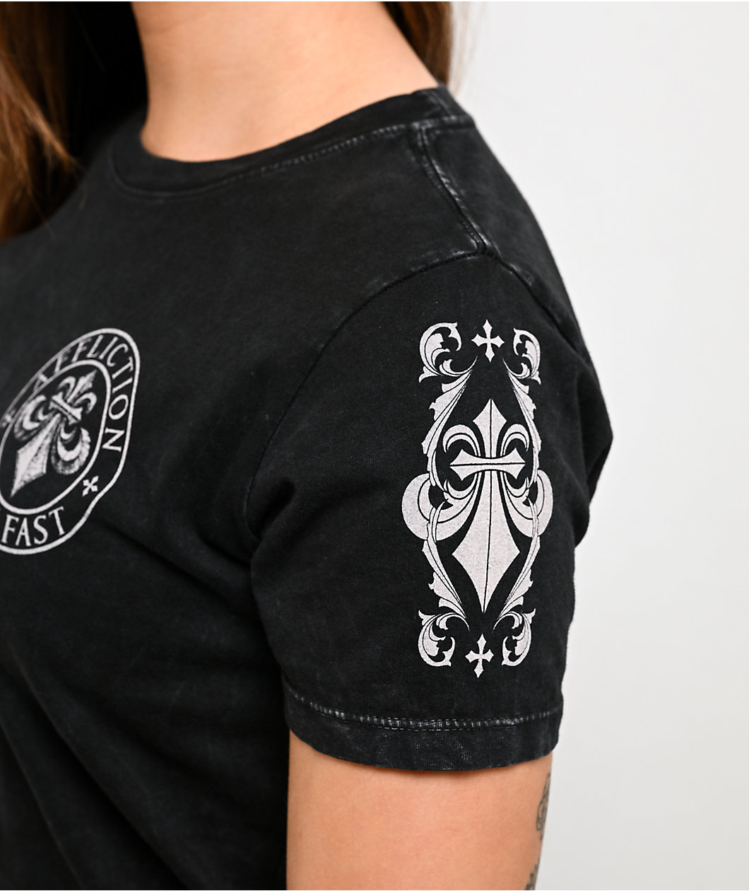 Affliction Simulation Black Wash T-Shirt