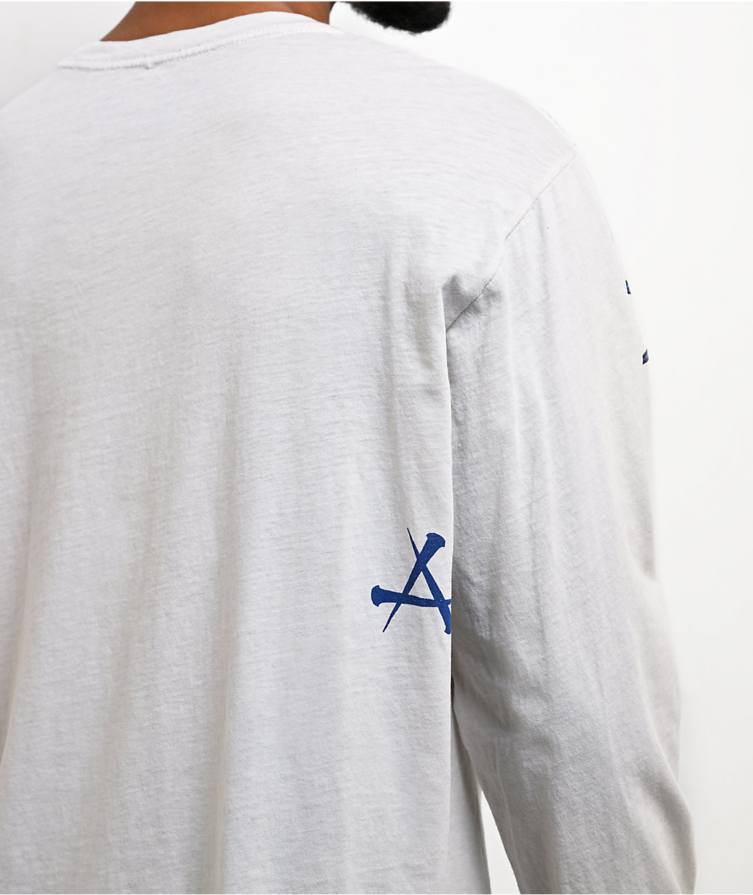 Affliction Skeleton White Long Sleeve T-Shirt