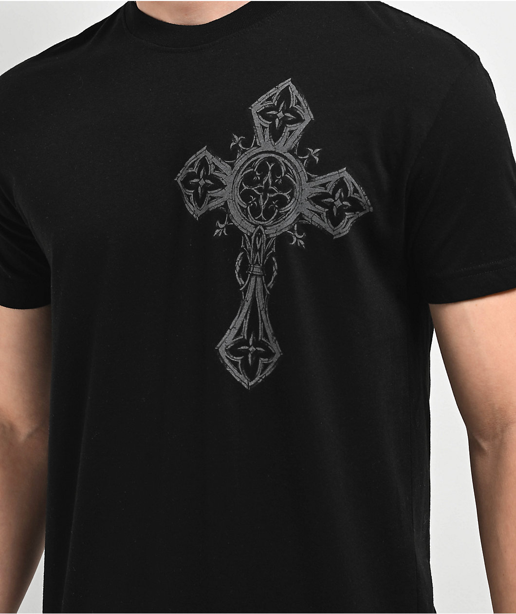 Affliction Spiker Reflective Black T-Shirt