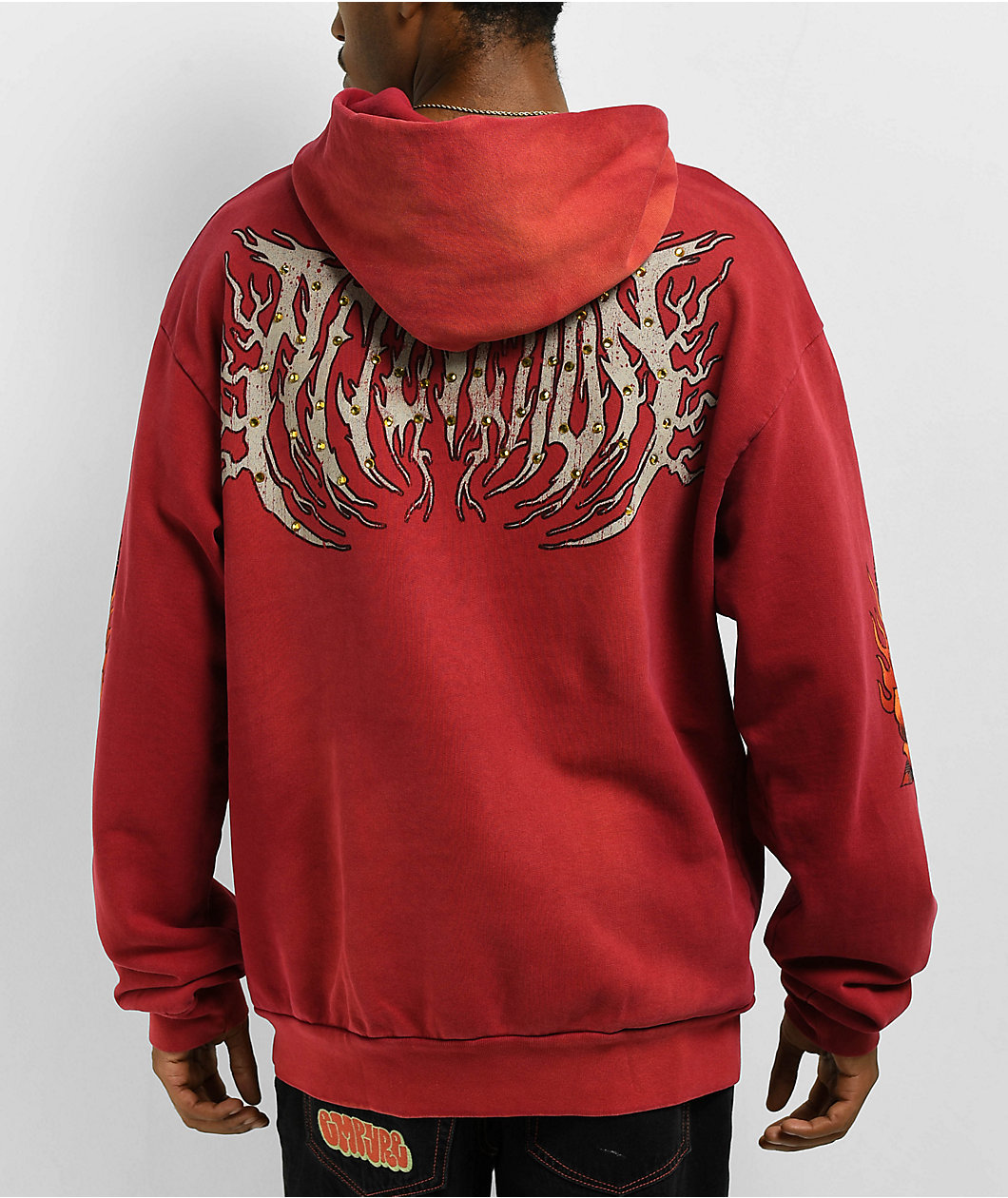 Affliction Toxic Tavern Red Hoodie