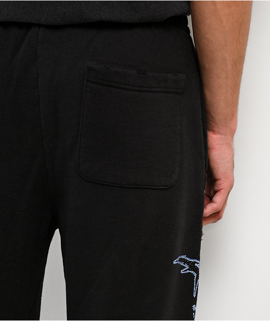 Affliction Toxic Wrath Black Sweatpants