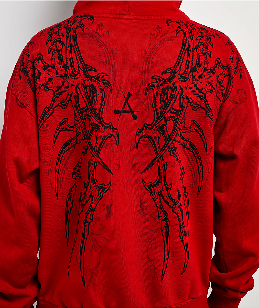 Affliction Vertebrate Red Hoodie