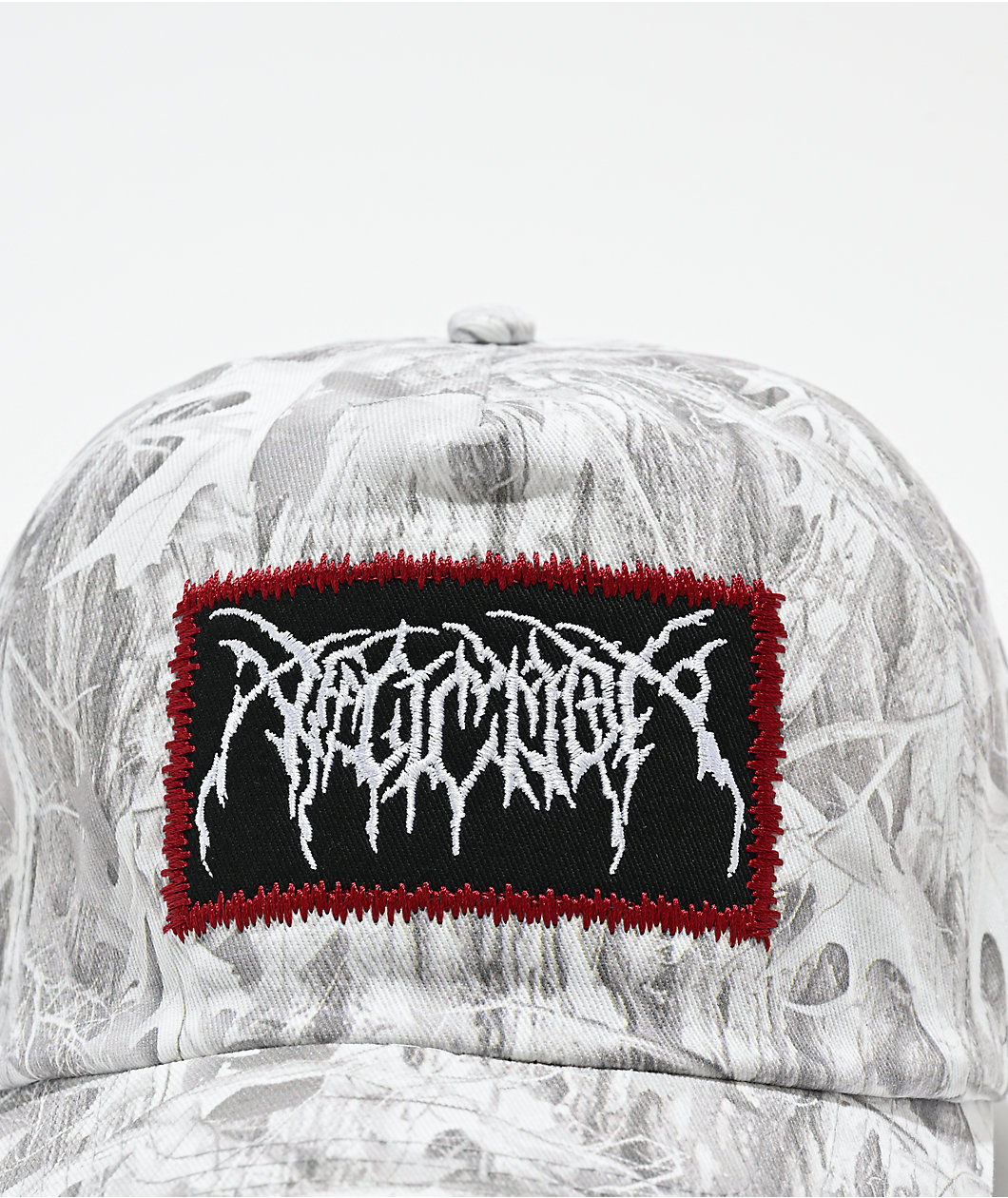 Affliction White Camo Strapback Hat
