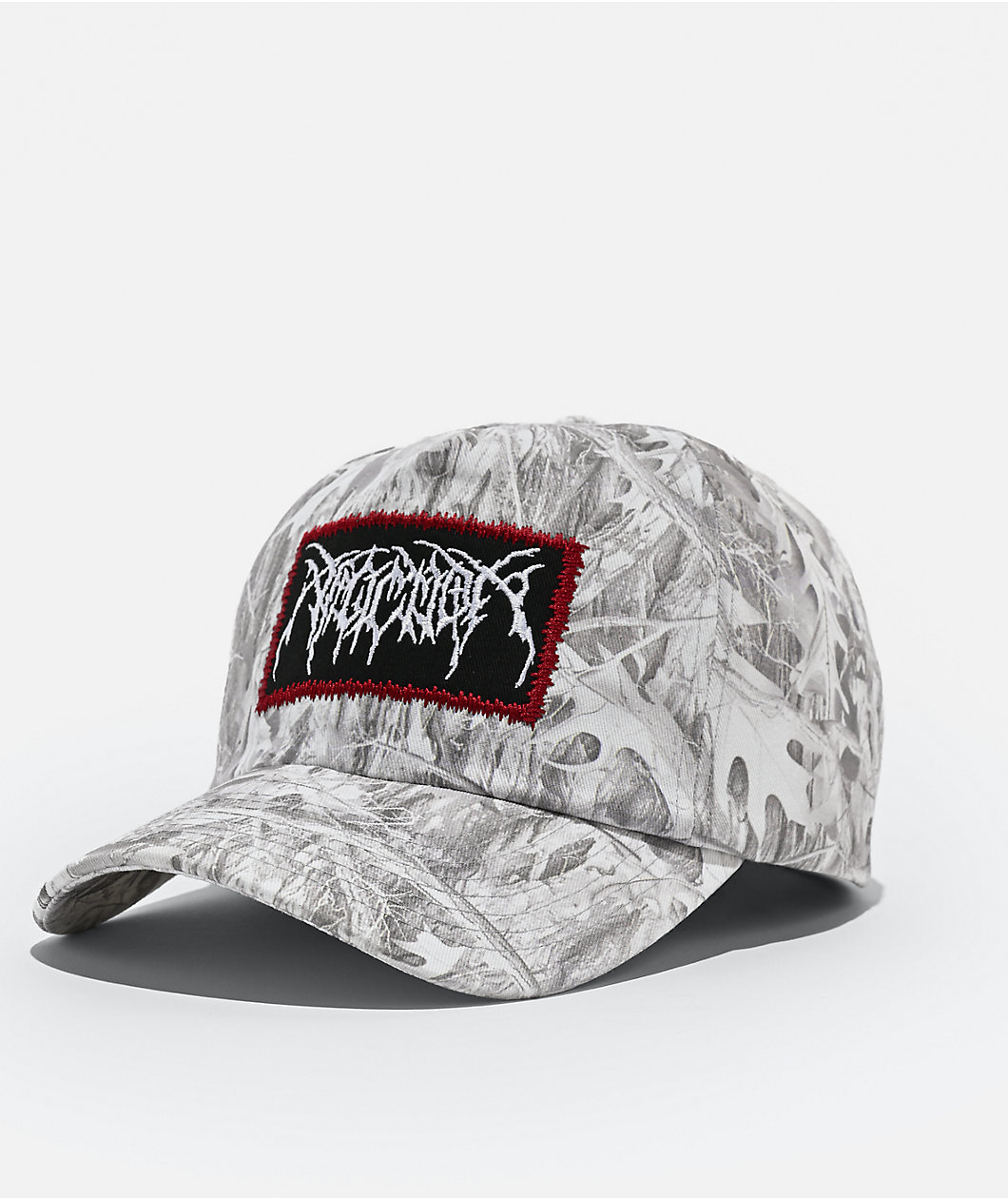 Affliction White Camo Strapback Hat
