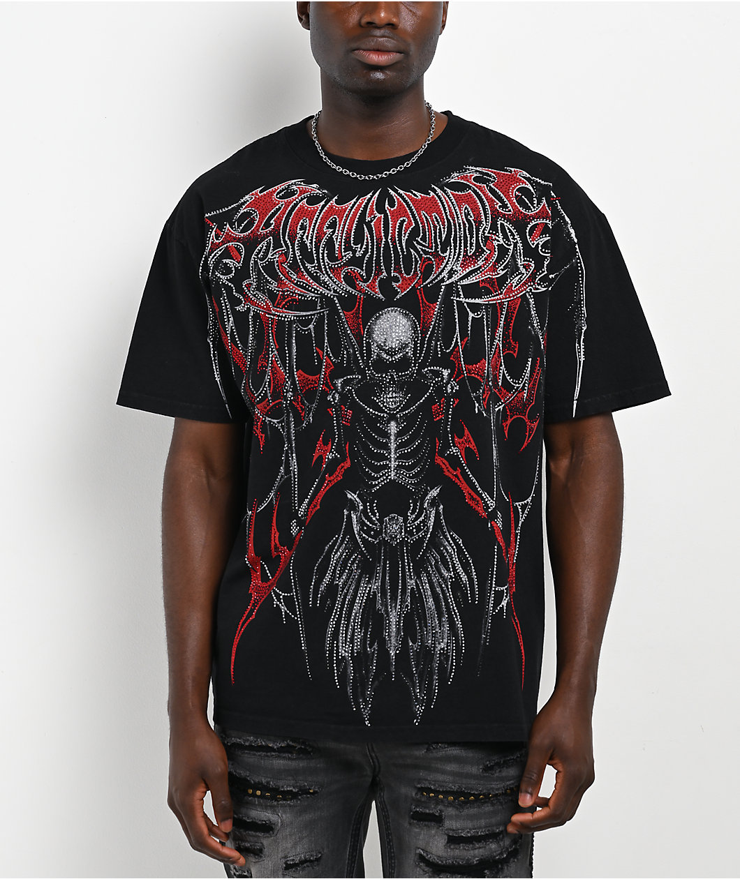 Affliction Withered Scorn Black Wash T-Shirt
