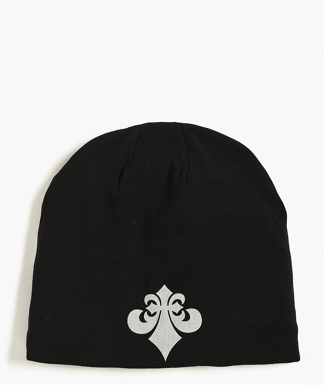 Affliction x Haunted Mound Harold Black Reversible Skully Beanie