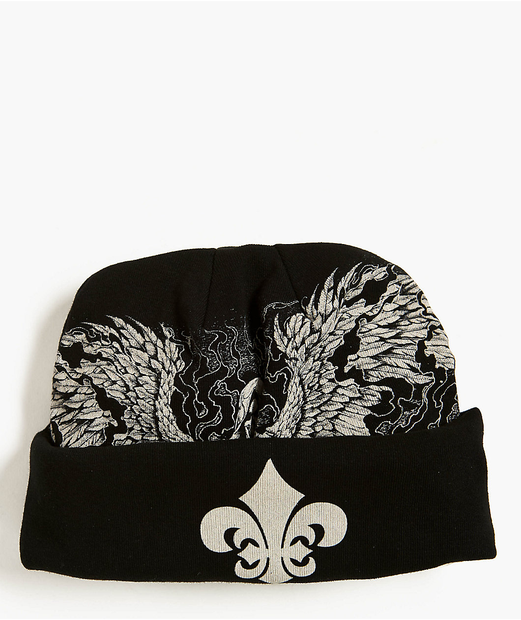 Affliction x Haunted Mound Massacre Black Reversible Skully Beanie