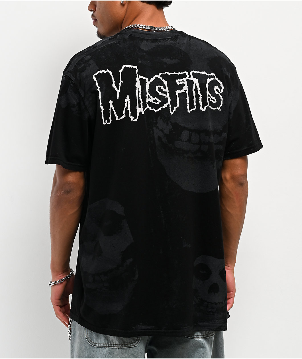 Affliction x Misfits Bat Black T-Shirt