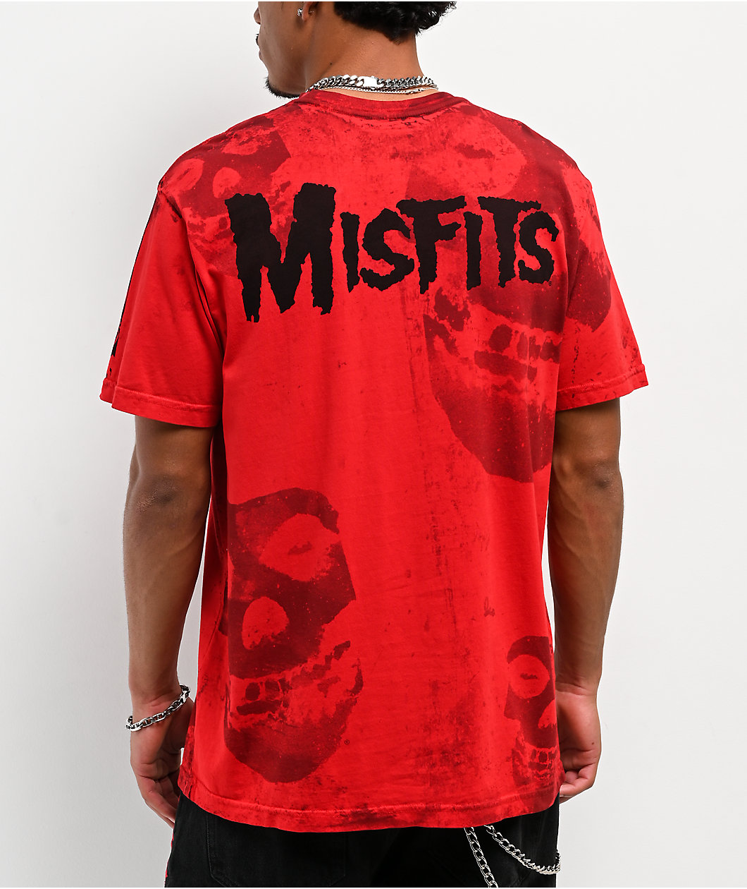 Affliction x Misfits Bat Red T-Shirt