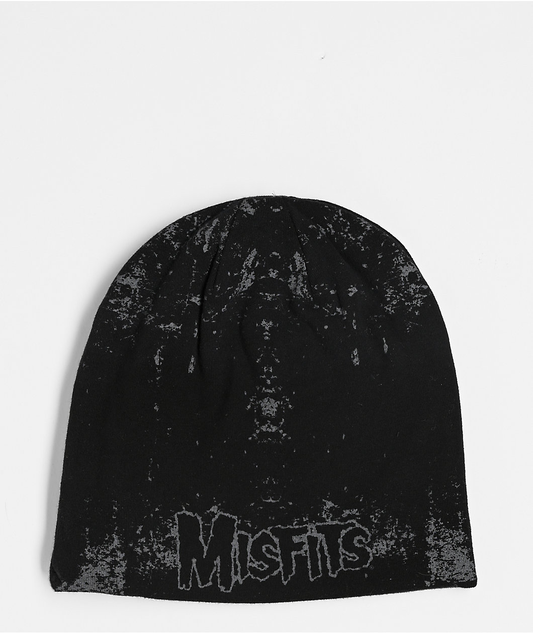 Affliction x Misfits Black Reversible Skully Beanie