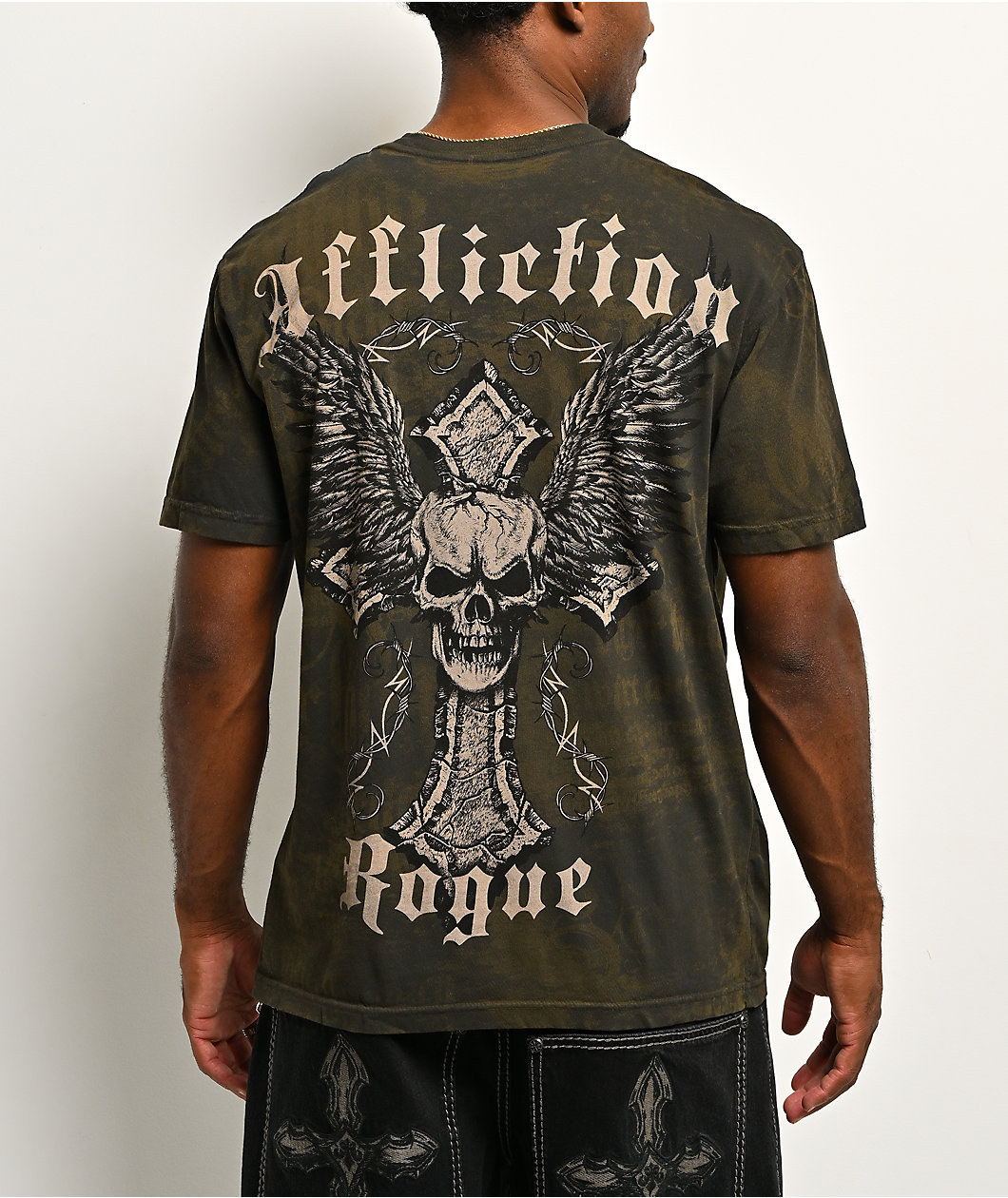 Affliction x Rogue Saints Olive T-Shirt