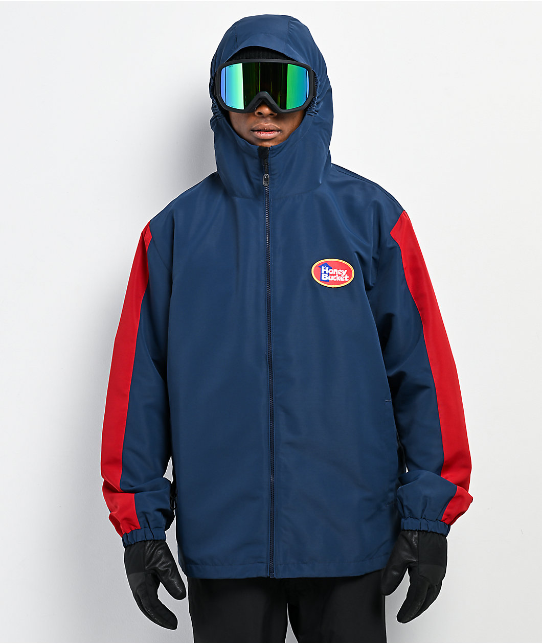 Airblaster x Honey Bucket Windshell Blue Snowboard Jacket