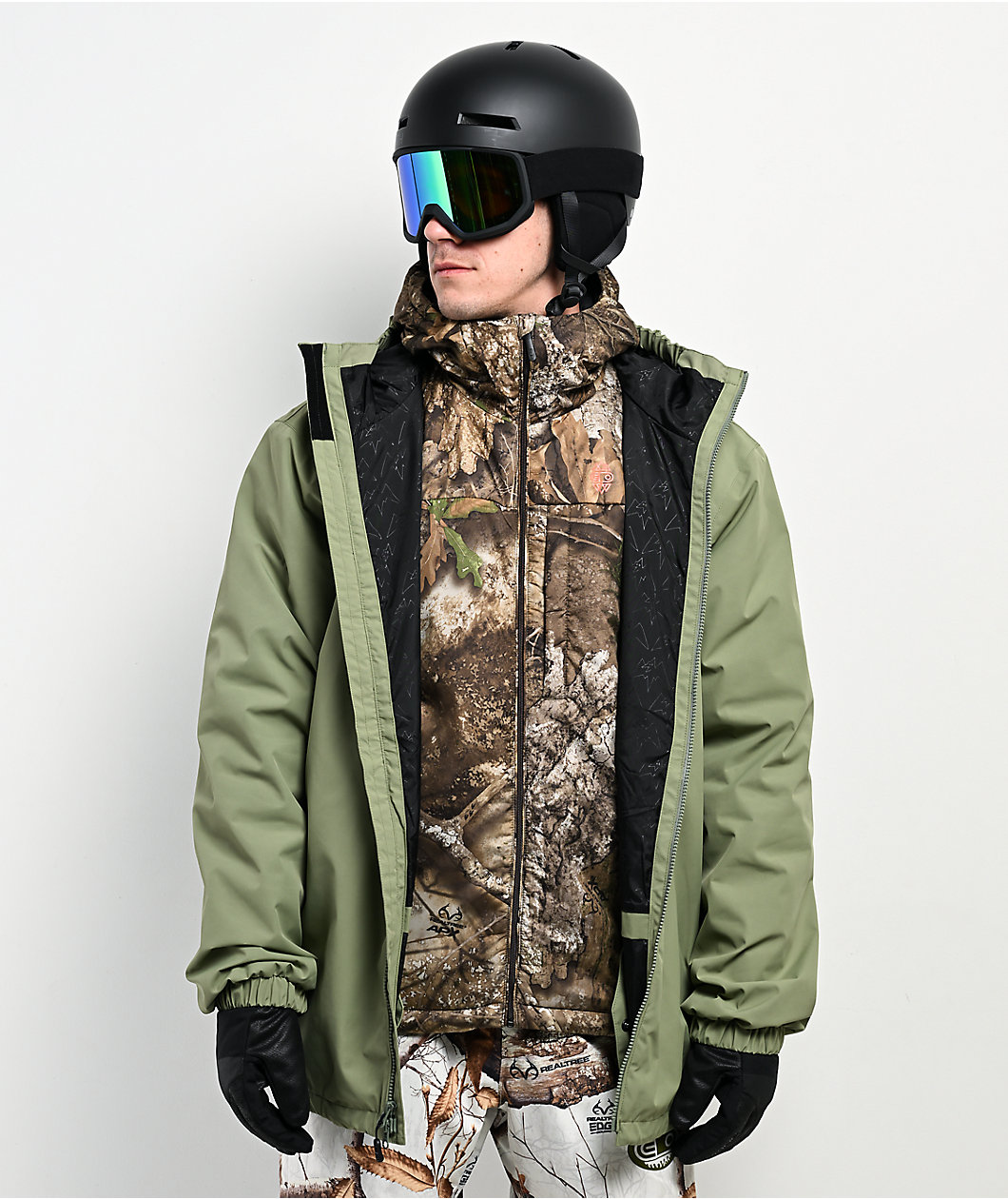 Airblaster x Realtree APX Beast Crux Insulator Camo Snowboard Jacket