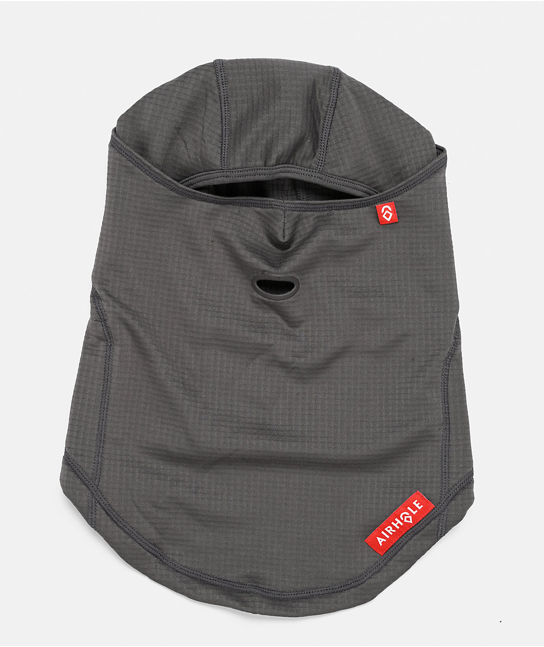 Airhole Waffle Fleece Grey Hinged Balaclava