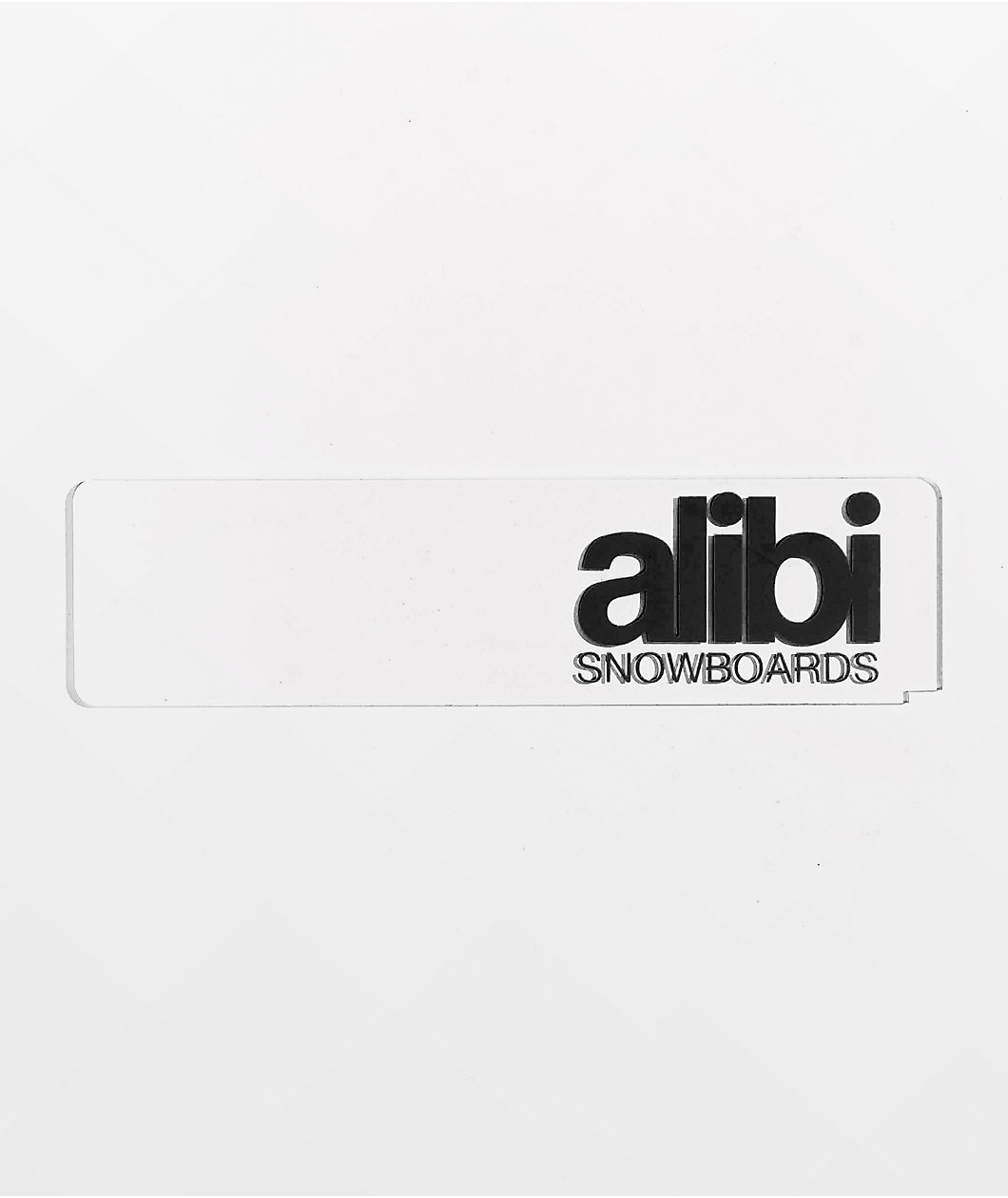 Alibi Clear & Black Wax Scraper