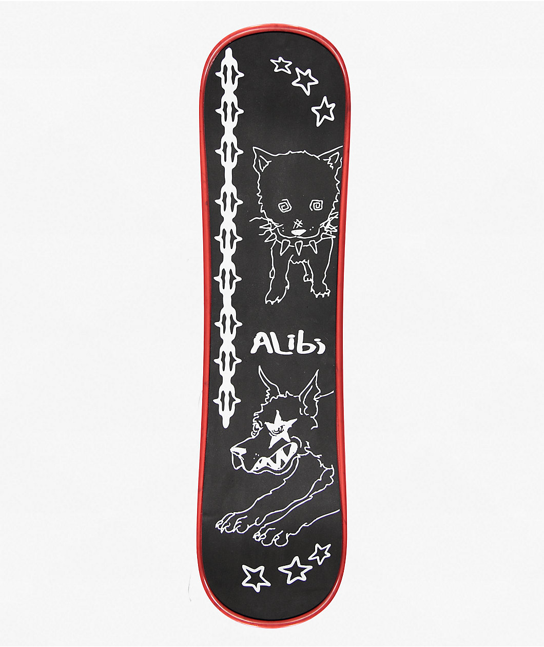 Alibi Sketchy 35" Red Snow Skate