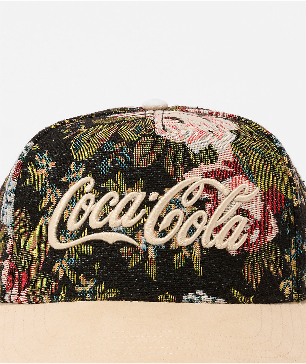 American Needle x Coca-Cola Tapestry Beige Snapback Hat