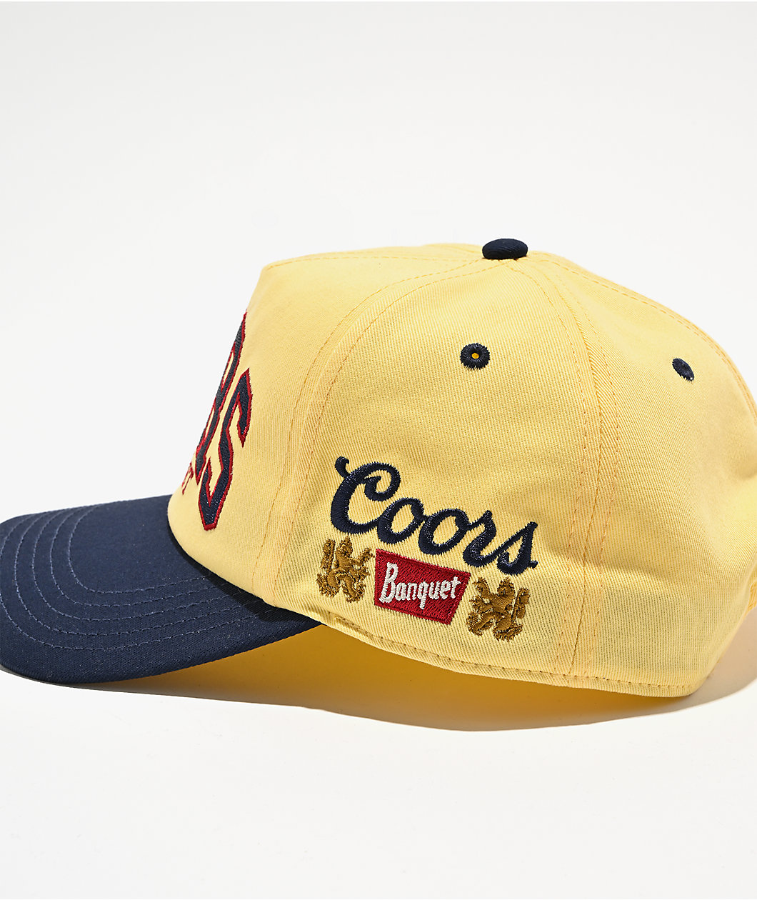 American Needle x Coors Roscoe Lemon Ice Yellow Snapback Hat
