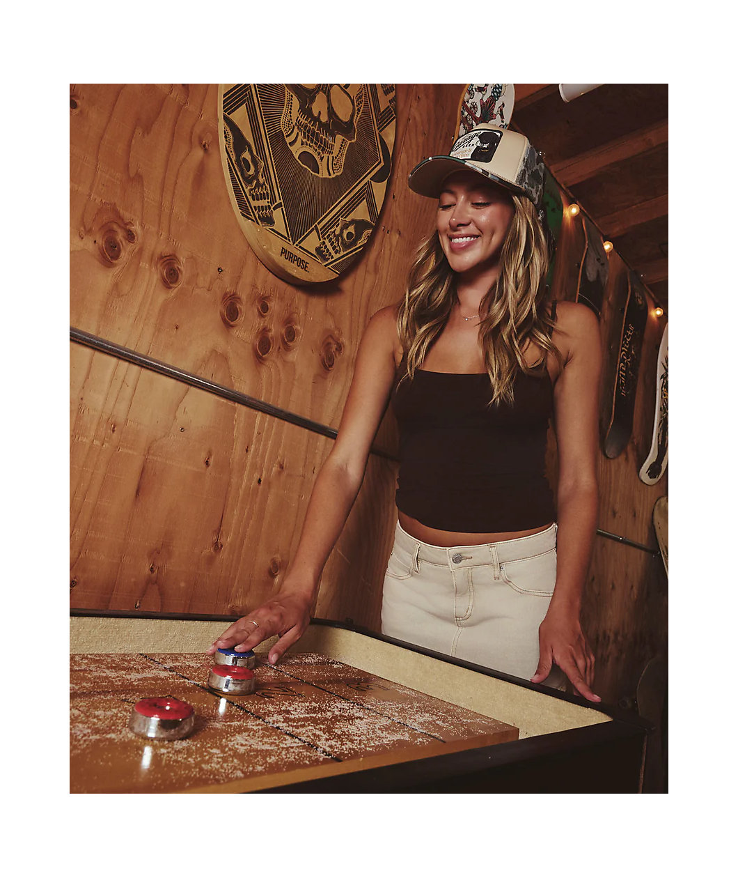 American Needle x Garage Beer Dog Camo Sand & Camo Trucker Hat