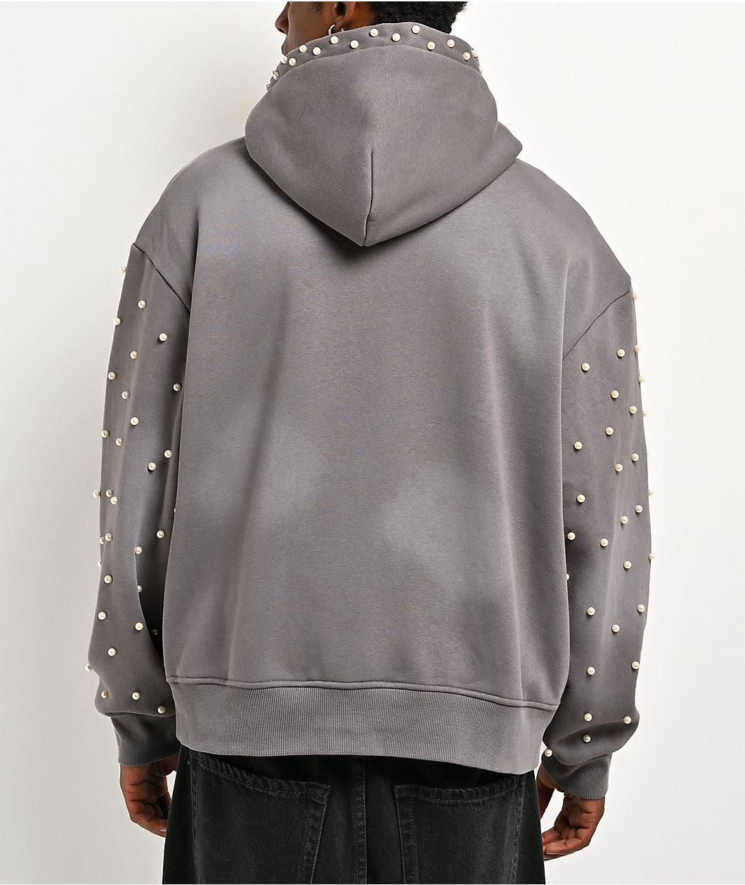 American Stitch Pearl Grey Zip Hoodie