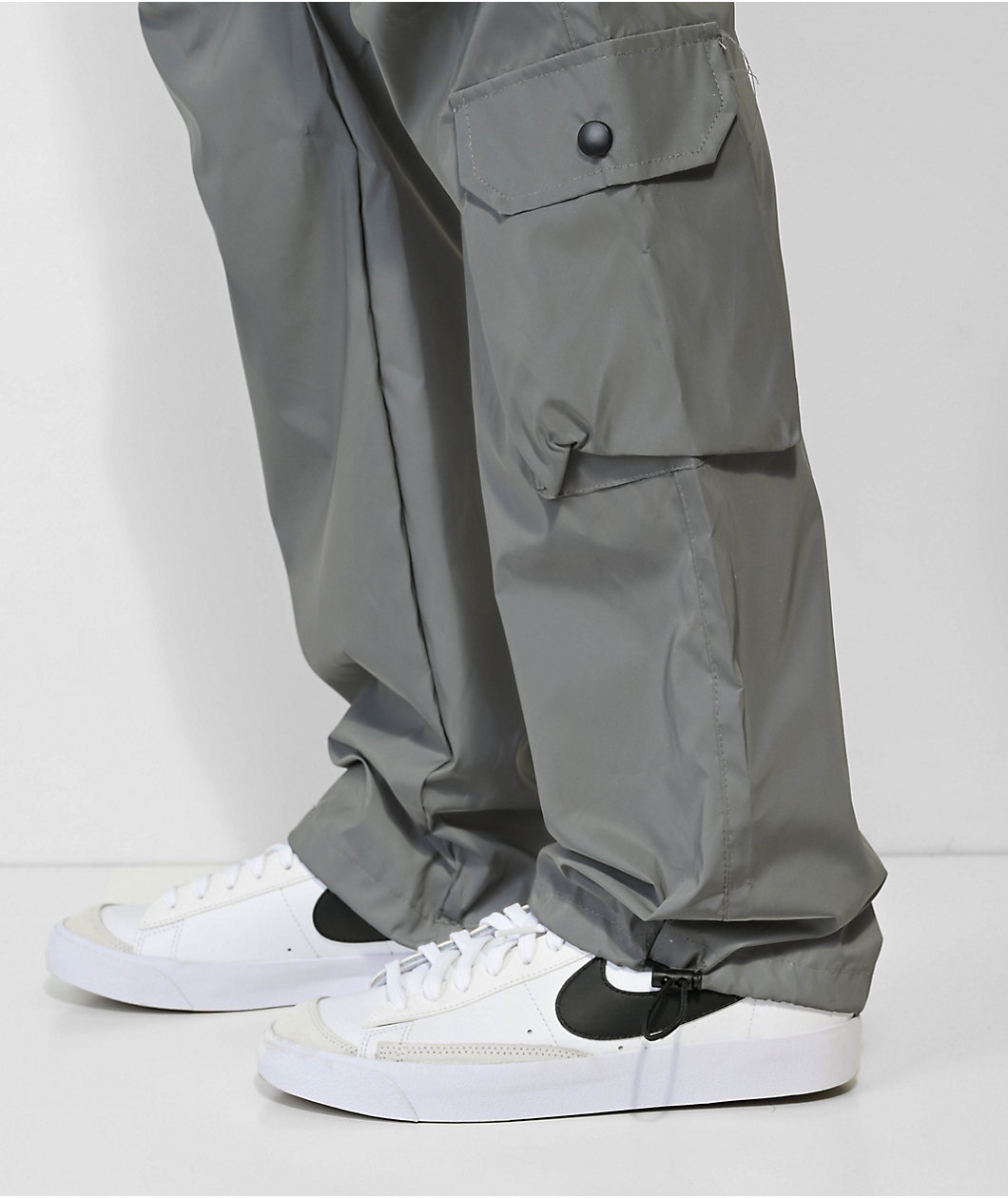 American Stitch Silver Reflective Jogger Pants