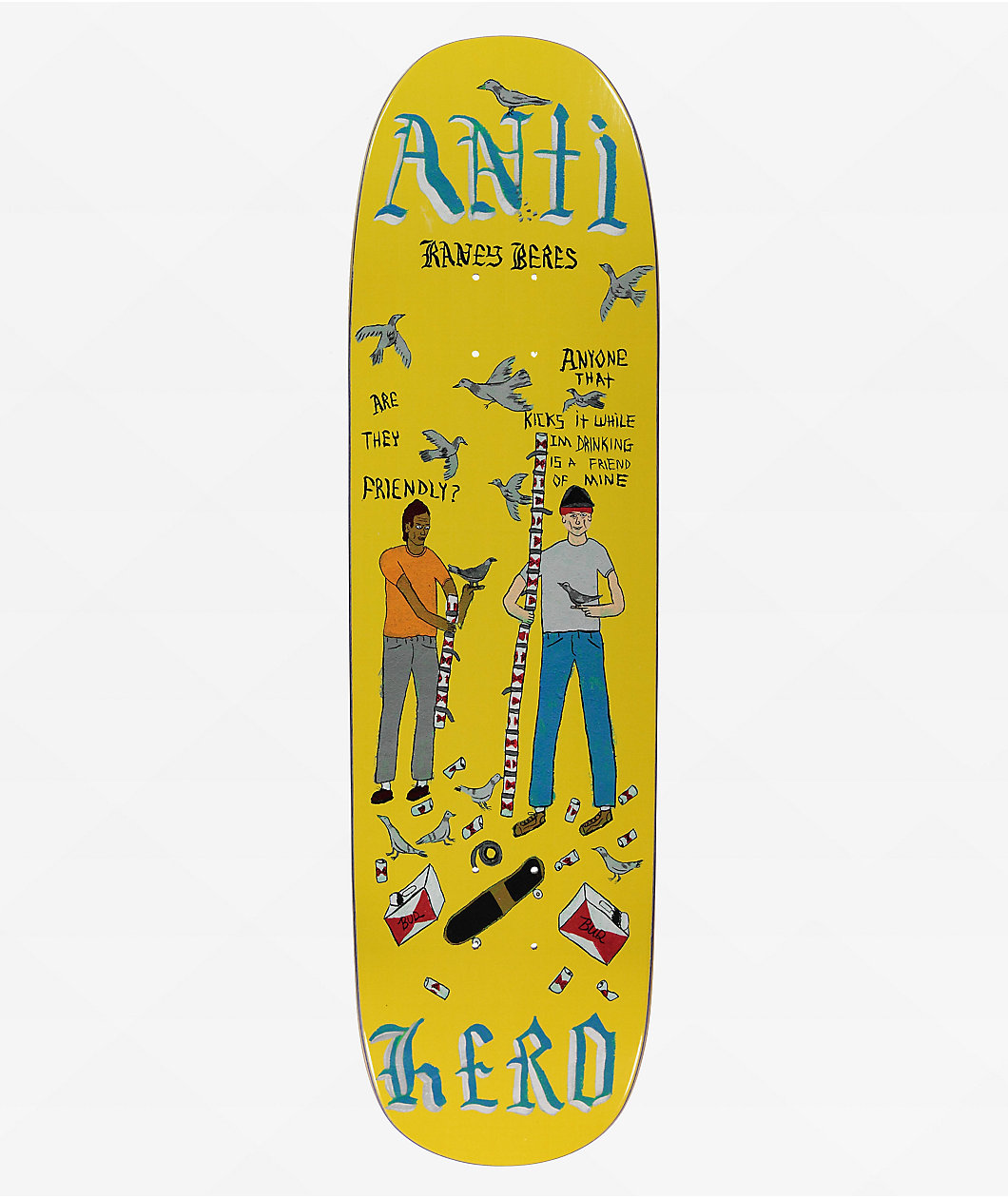 Anti-Hero Beres Pigeon Vision 8.6" Skateboard Deck