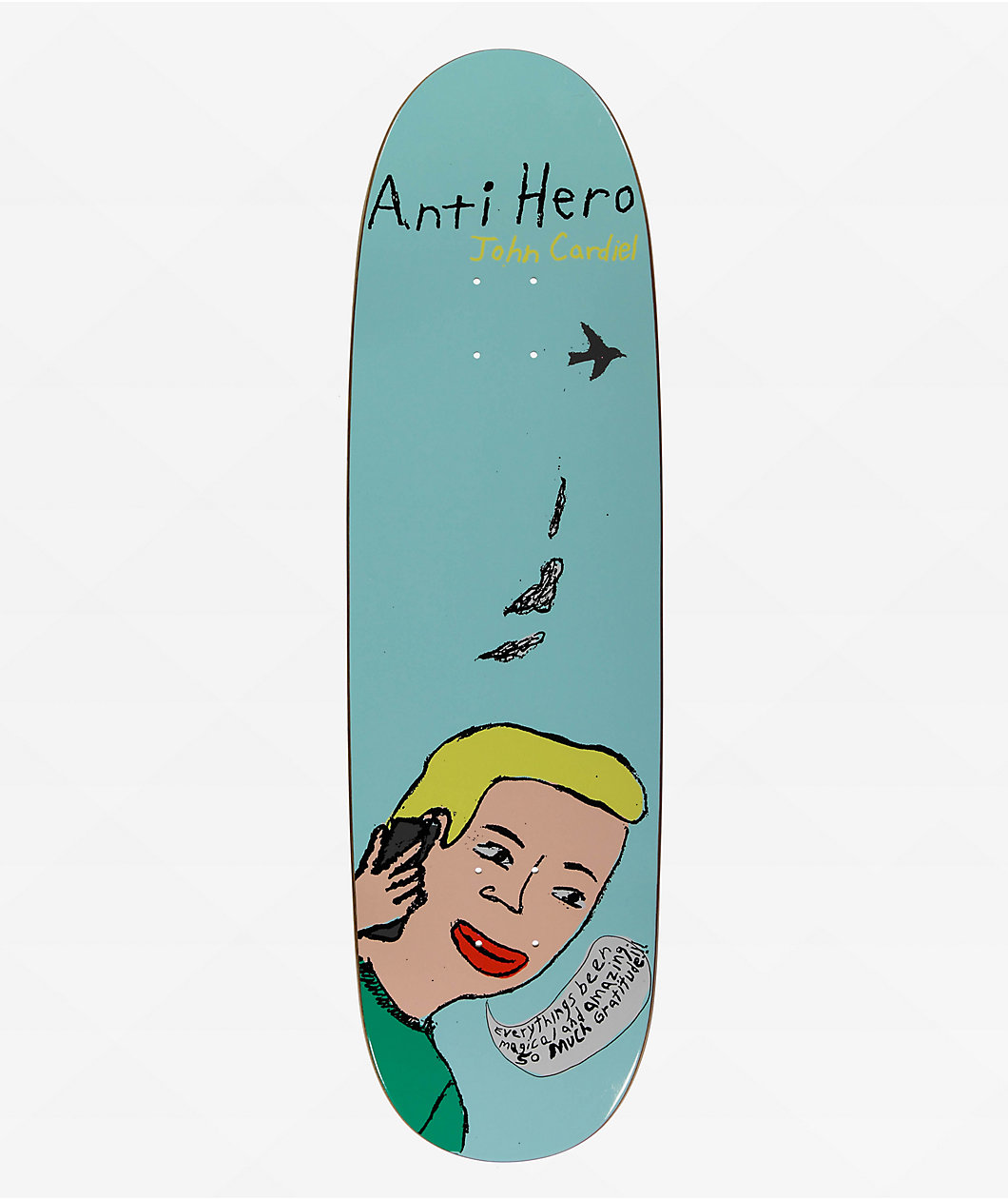 Anti-Hero Cardiel Pigeon Vision 9.18" Skateboard Deck