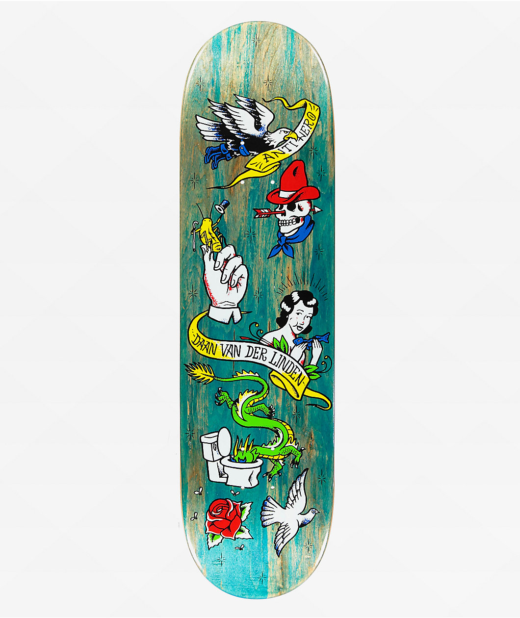 Anti-Hero Daan No Regerts 8.5" Skateboard Deck