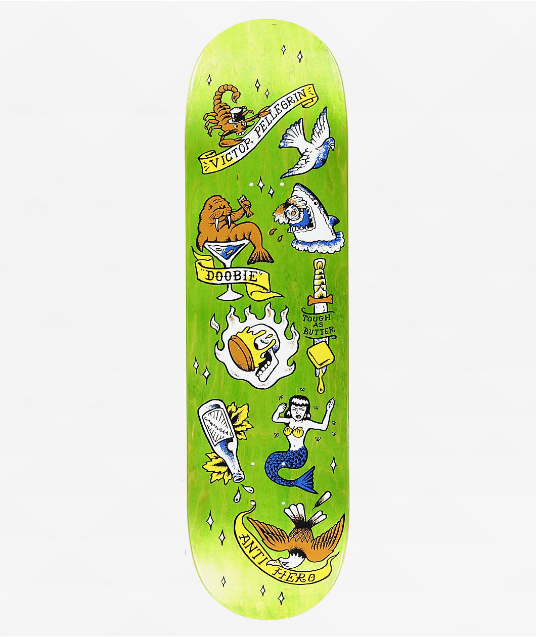 Anti-Hero Doobie No Regerts 8.62" Skateboard Deck